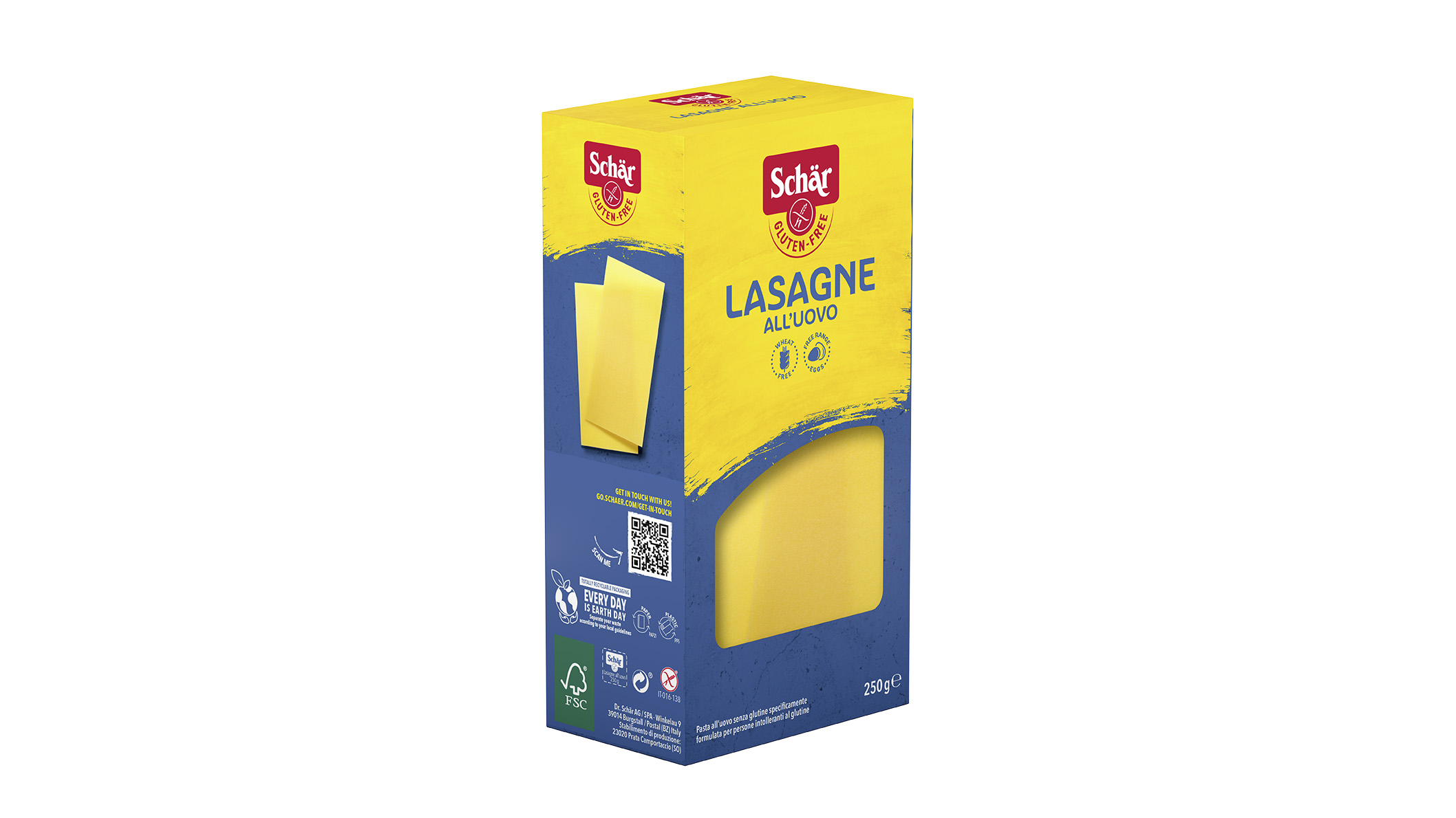 Brezglutenski listi za lazanjo - Lasagne