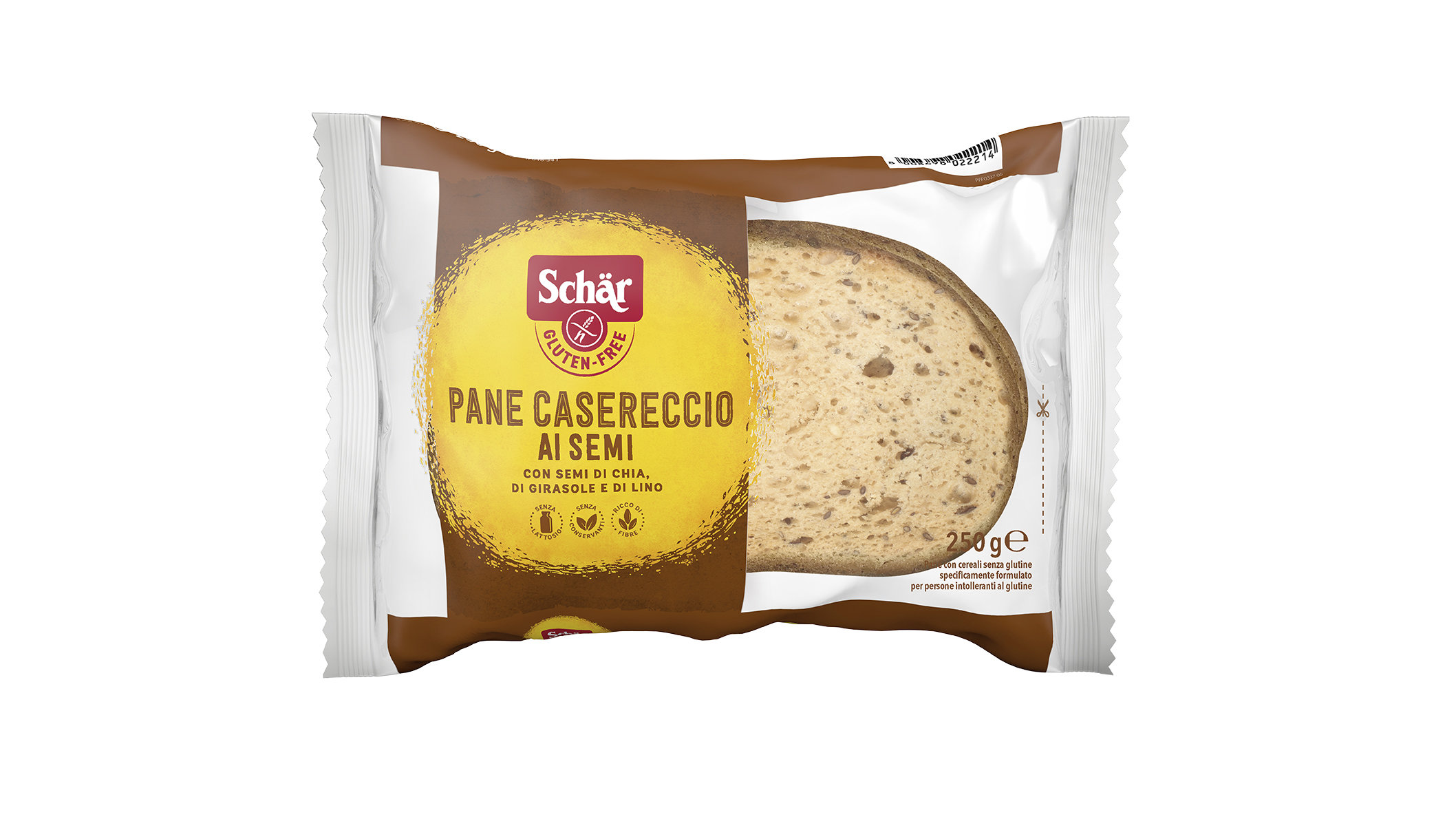 Brezglutenski kruh s semeni – Pane Casereccio ai Semi