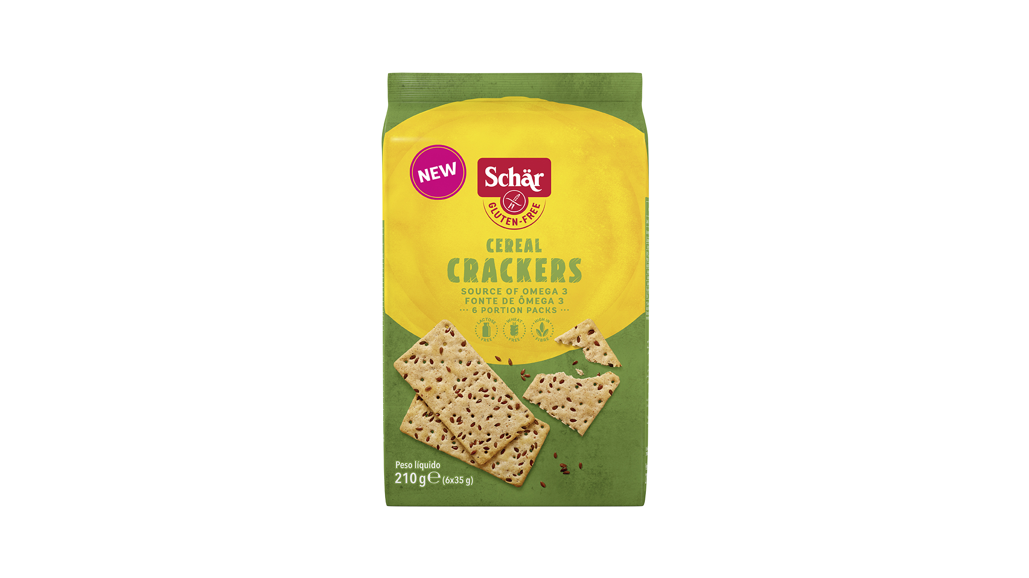 Brezglutenski žitni krekerji - Cereal Crackers 