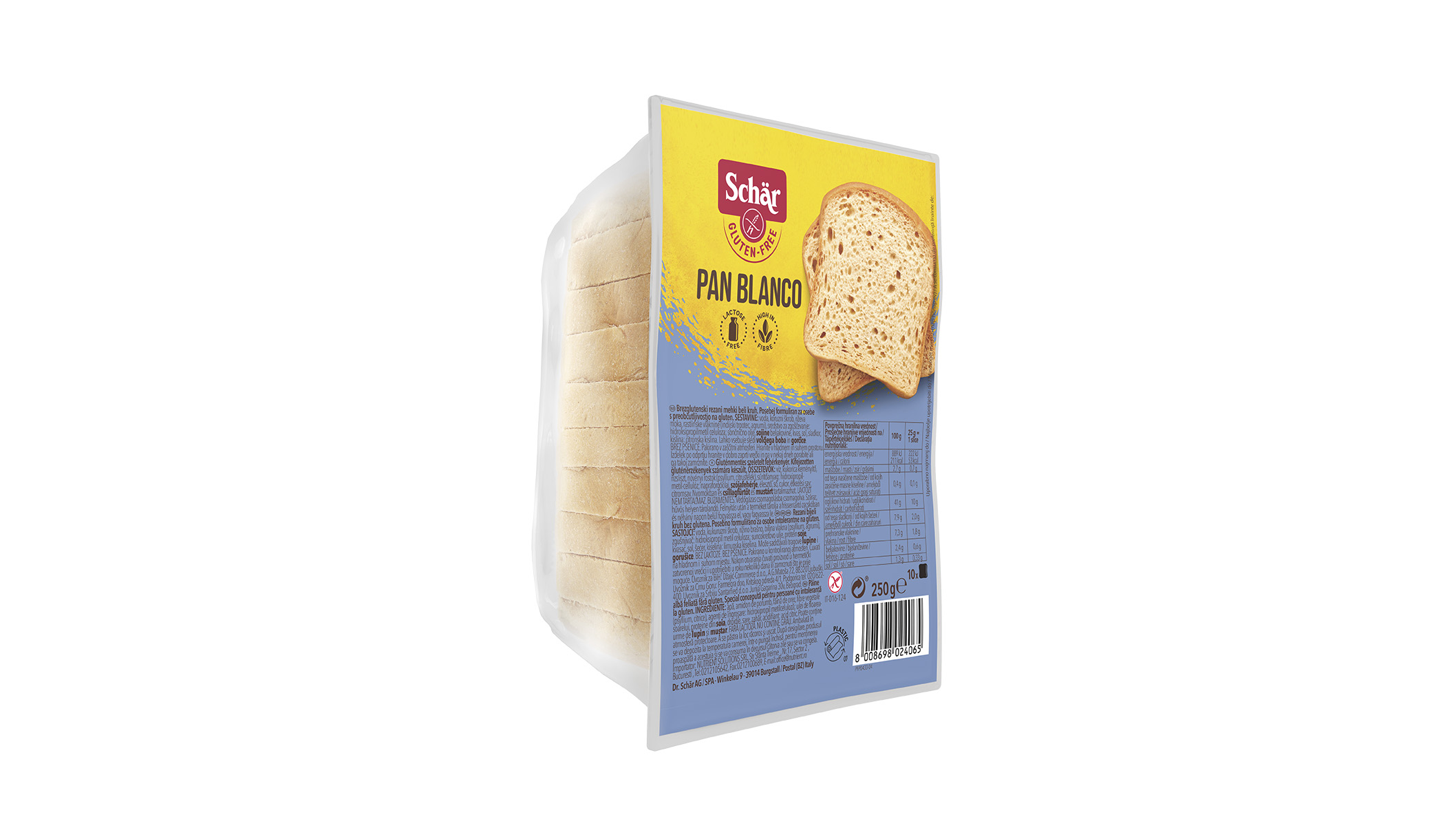 Brezglutenski beli kruh – Pan Blanco