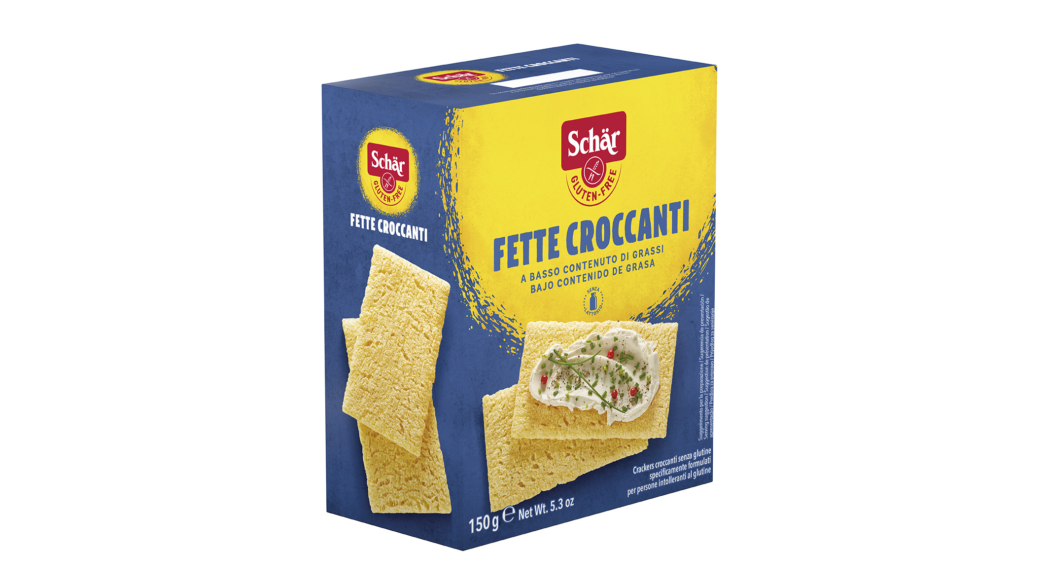 Brezglutenski toast krekerji – Fette Croccanti