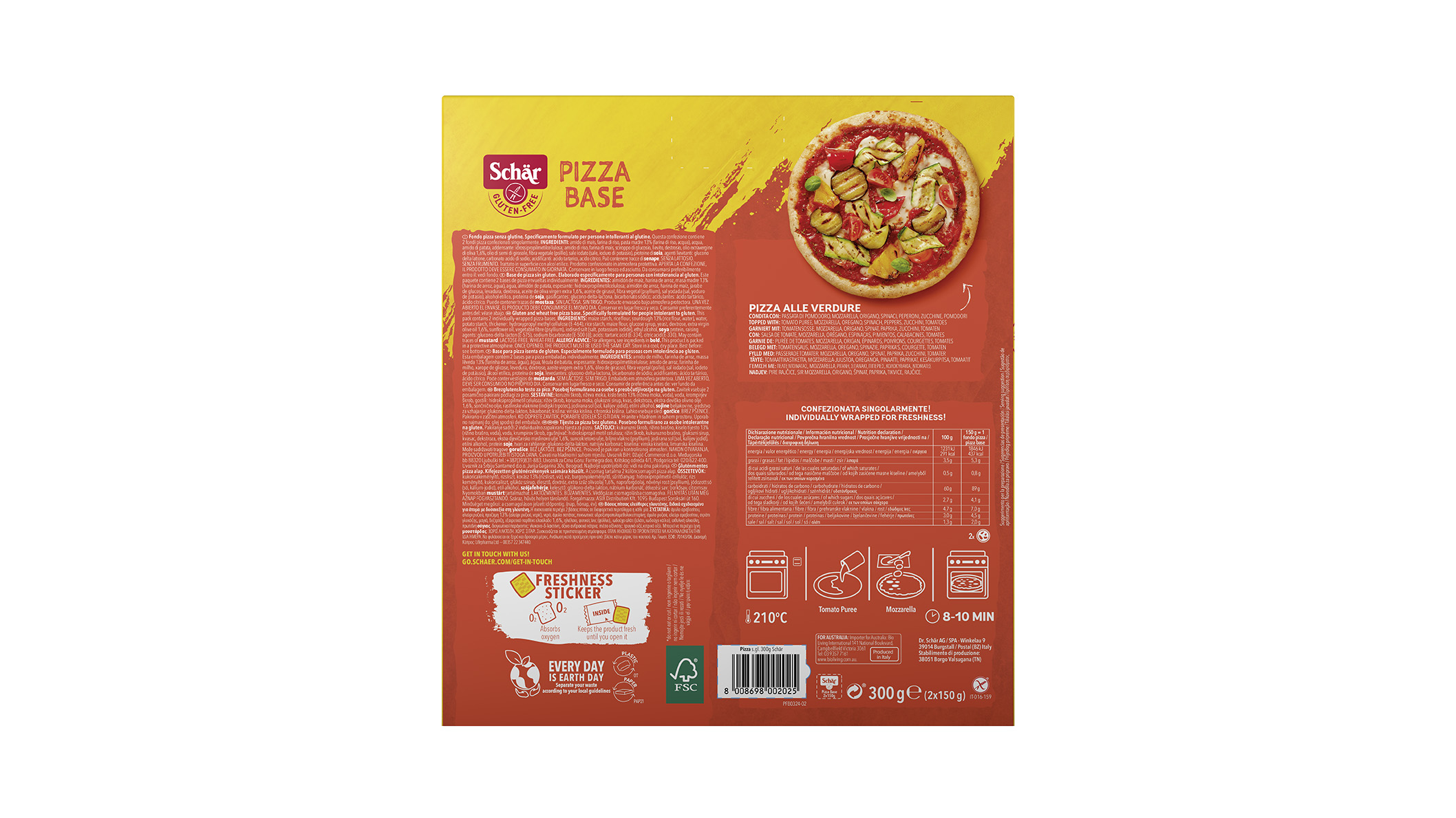 Brezglutensko testo za pico – Pizza Base